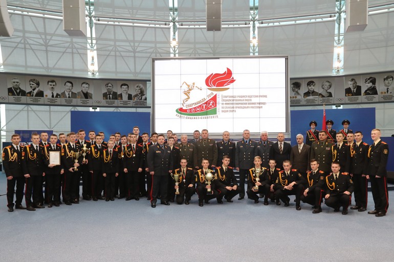 Команда Гомельского кадетского училища отличилась в спартакиаде, посвященной Дню белорусской милиции