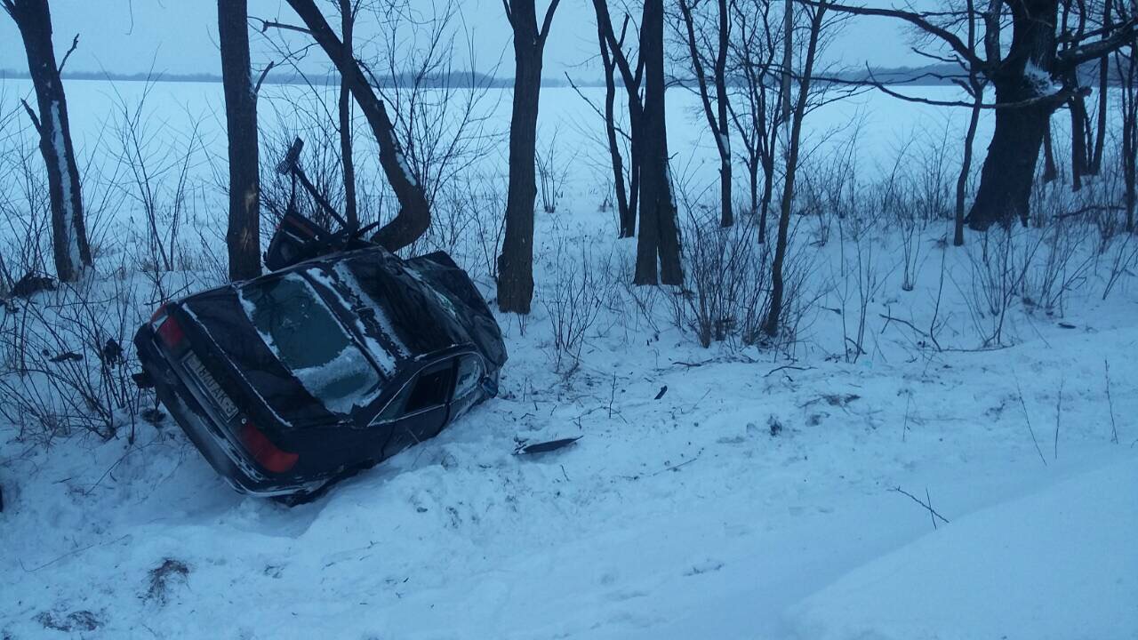 Смертельное ДТП в Калинковичском районе: водительница съехала в кювет и врезалась в дерево