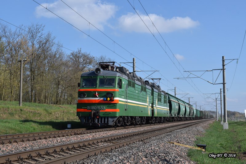 Грузовой поезд на электротяге сделал контрольный прогон по участку Жлобин — Гомель