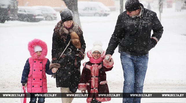 Мокрый снег ожидается в Беларуси 31 декабря