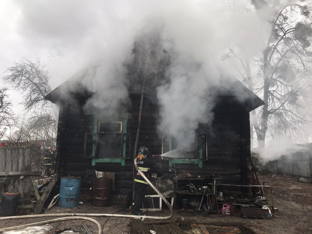 В Житковичах на пожаре погиб пенсионер