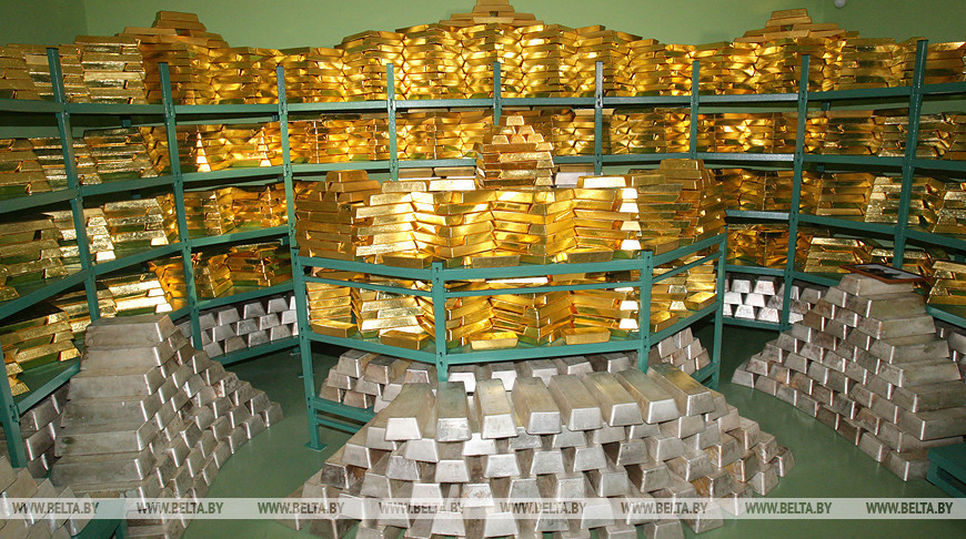 Золотовалютные резервы Беларуси за июль выросли на 0,7% до $7,6 млрд