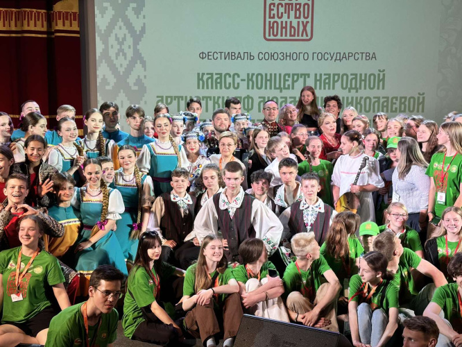 Гомельчане побывали на фестивале Союзного государства «Творчество юных» в Москве