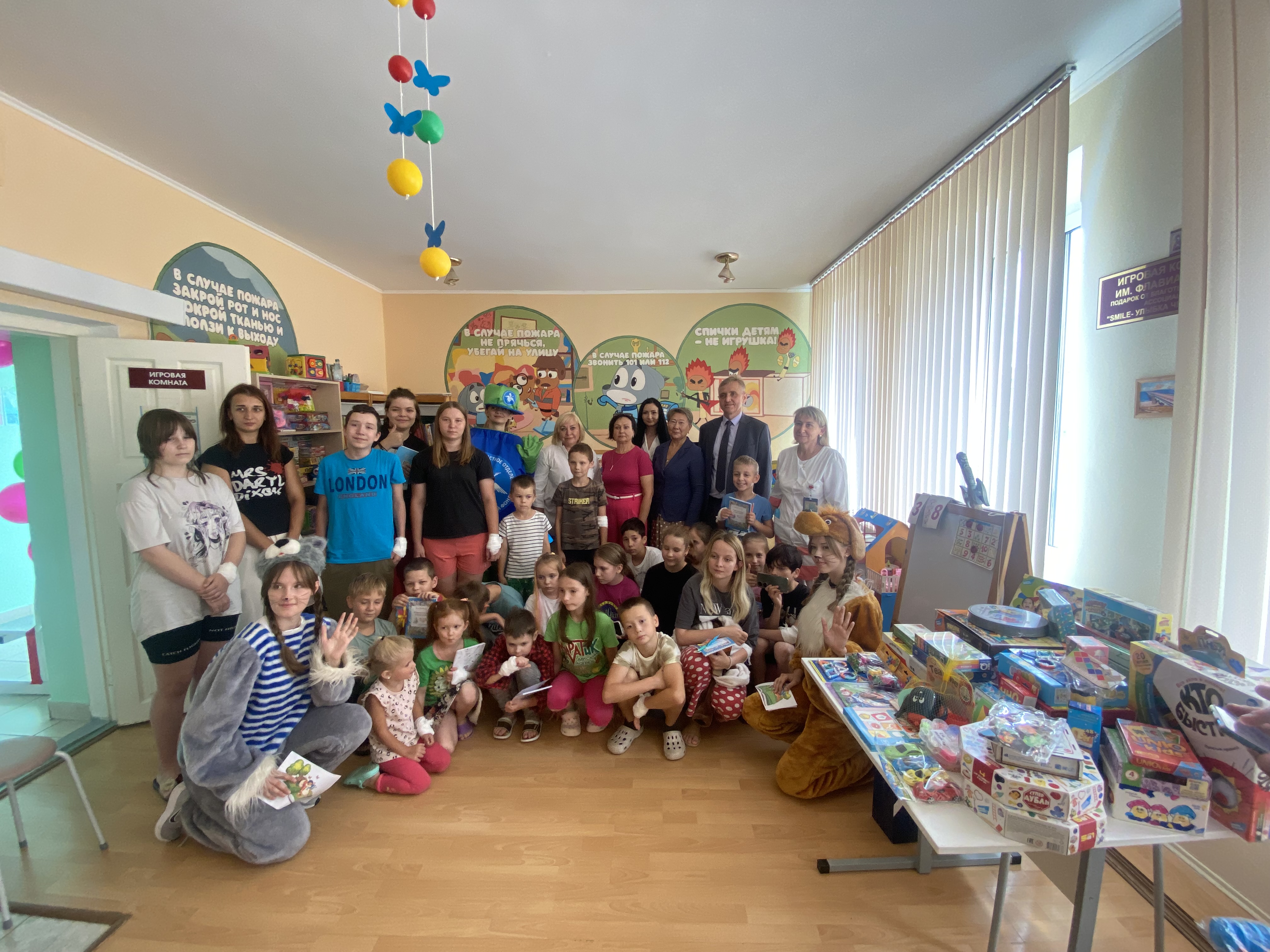 В Речицкой ЦРБ открылась игровая комната для детей