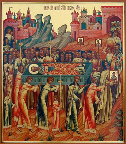 22 мая – день перенесения мощей святителя Николая Чудотворца из Мир Ликийских в Бари
