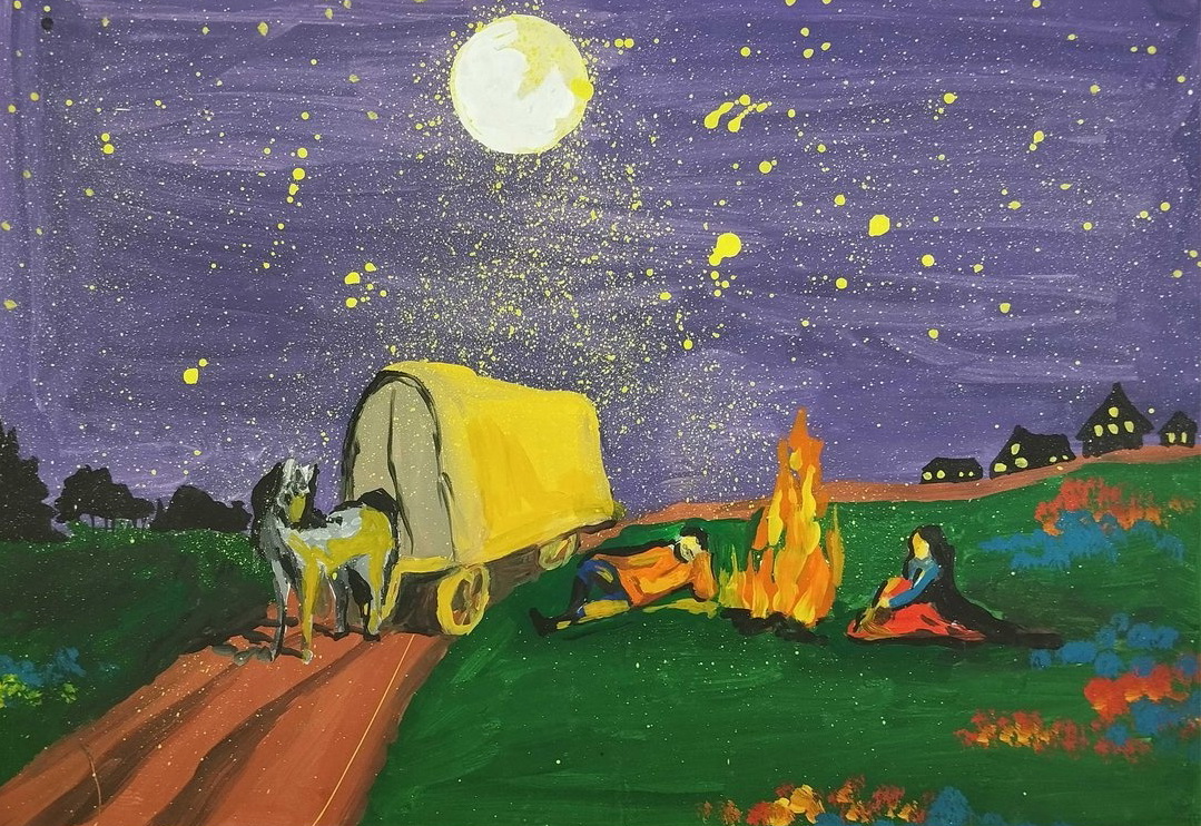 В Гомеле представлены рисунки детей и подростков из разных регионов Беларуси «Цыганская сказка» 