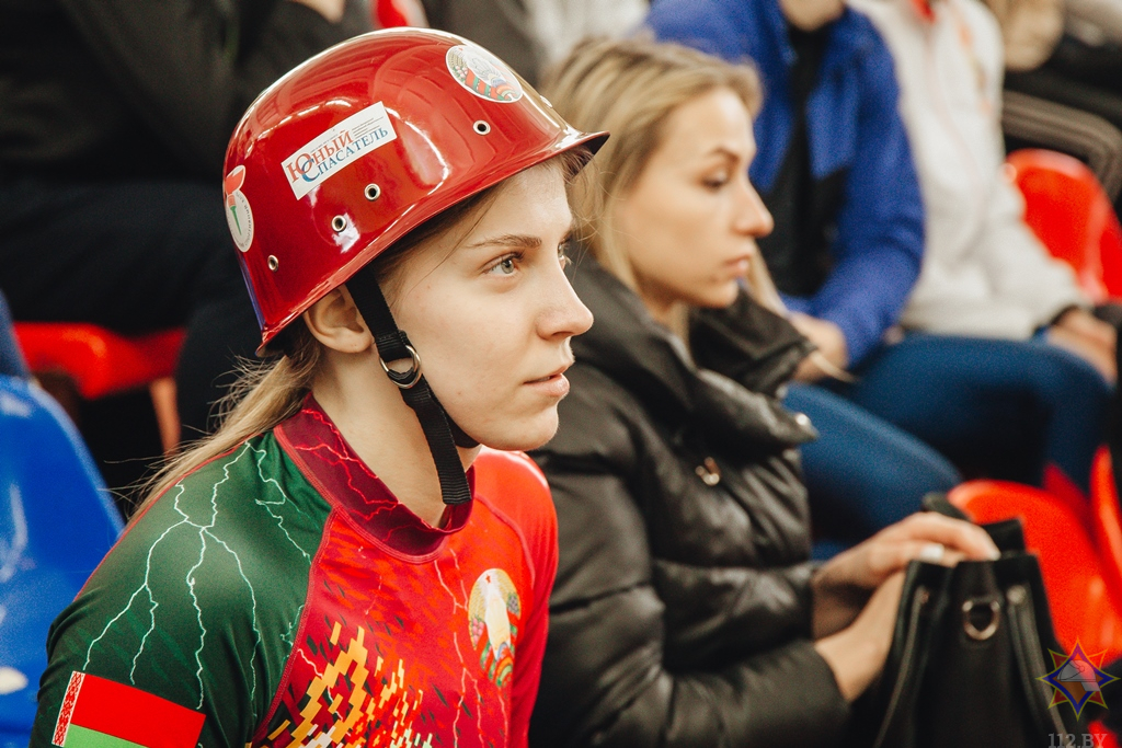 В Гомеле проходит чемпионат Беларуси по пожарно-спасательному спорту в помещениях 