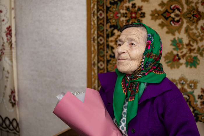 Мария Алесич из деревни Букча Лельчицкого района опраздновала 100-летие