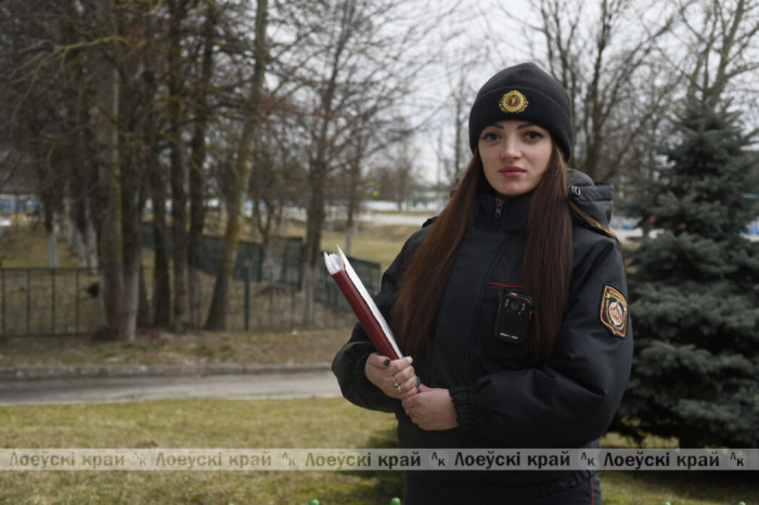 В погонах за мечтой Сотрудница Лоевского РОВД рассказала о своейработе