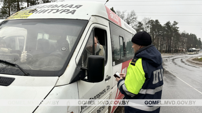 Госавтоинспекция Гомельской области усилит контроль за перевозчиками пассажиров микроавтобусами