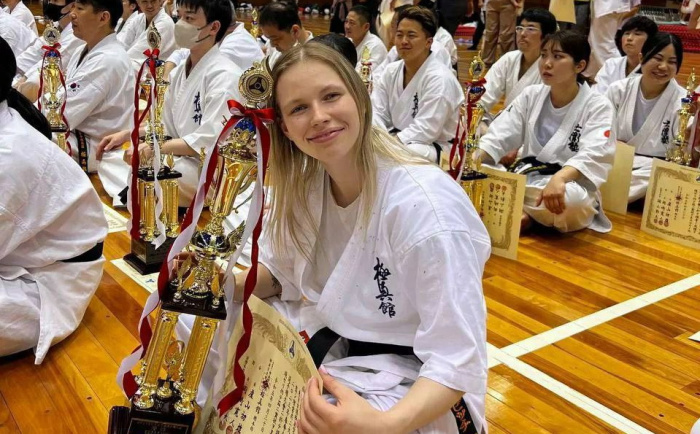 Гомельчанка стала чемпионкой Японии на открытом Всеяпонском чемпионате по кекусин-кан карате-до