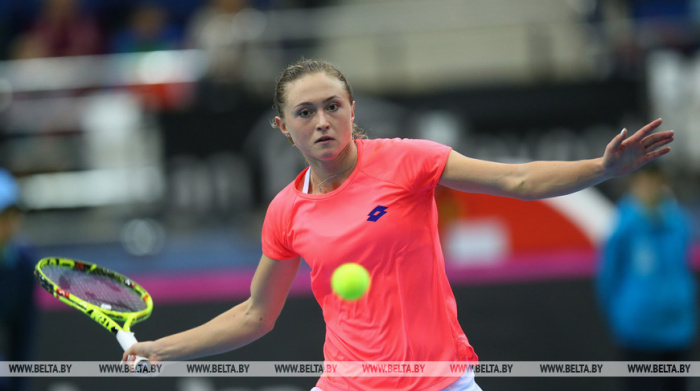 Белоруска Александра Саснович проиграла в 1/4 финала теннисного турнира в Берлине