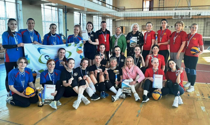 Золотой успех Речицкой ЦРБ на волейбольном турнире среди женских команд здравоохранения Гомельщины