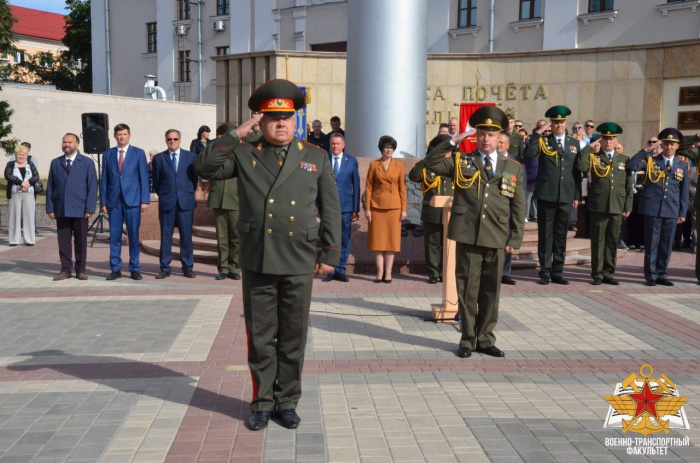 Курсанты военно-транспортного факультета БелГУТа приняли присягу