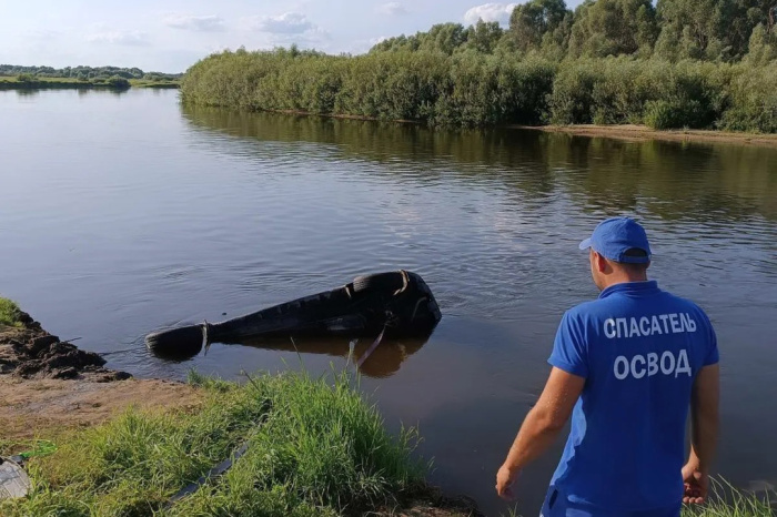В Ветковском районе автомобиль с двумя мужчинами съехал в реку Сож