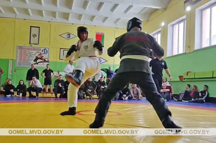 Команда ОМОНа первенствовала в чемпионате УВД Гомельского облисполкома по рукопашному бою