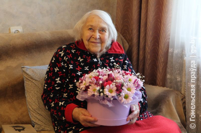 Гомельчанке, участнице Великой Отечественной войны Антонине Андреевне Янковой исполнилось 100 лет