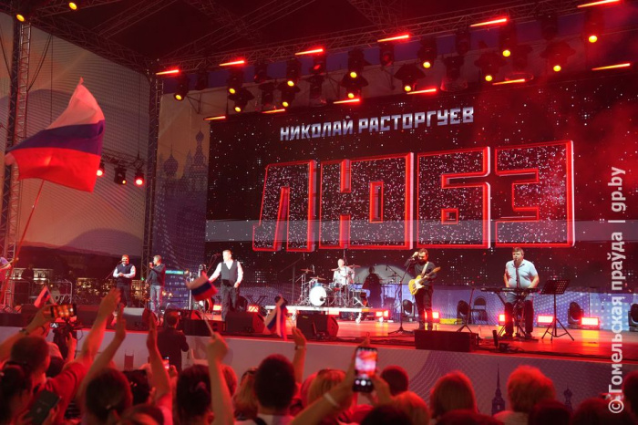 Делегация Гомельской области приняла участие в концерте, посвященном Дню России в Минске