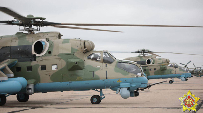 Минобороны: Беларусь получила на вооружение партию российских вертолетов Ми-35М