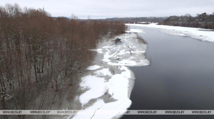 Белгидромет: почти повсеместно на реках Беларуси отмечается спад уровней воды
