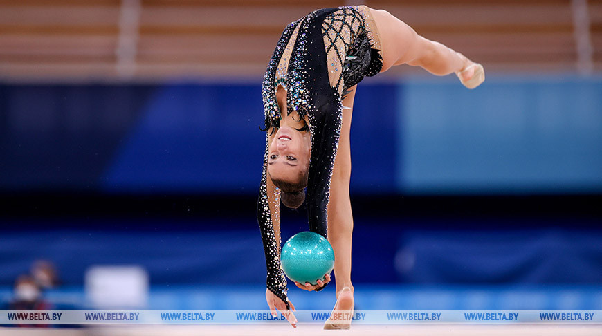 Алина Горносько выиграла золото международных соревнований по художественной гимнастике