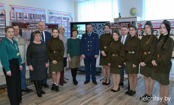 В Лельчицах в общеобразовательной школе открыли музейную экспозицию о геноциде жителей Беларуси в годы войны