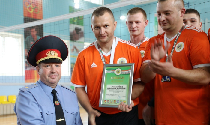 В Гомеле завершился командный чемпионат Департамента охраны по волейболу