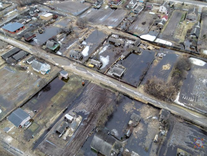 На Гомельщине из-за паводка подтоплены 105 жилых домов