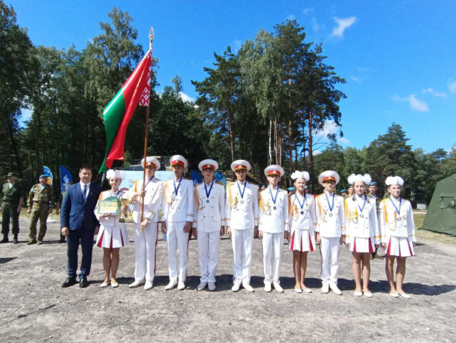 Команда Гомельской области заняла второе место в республиканской военно-патриотической игре 