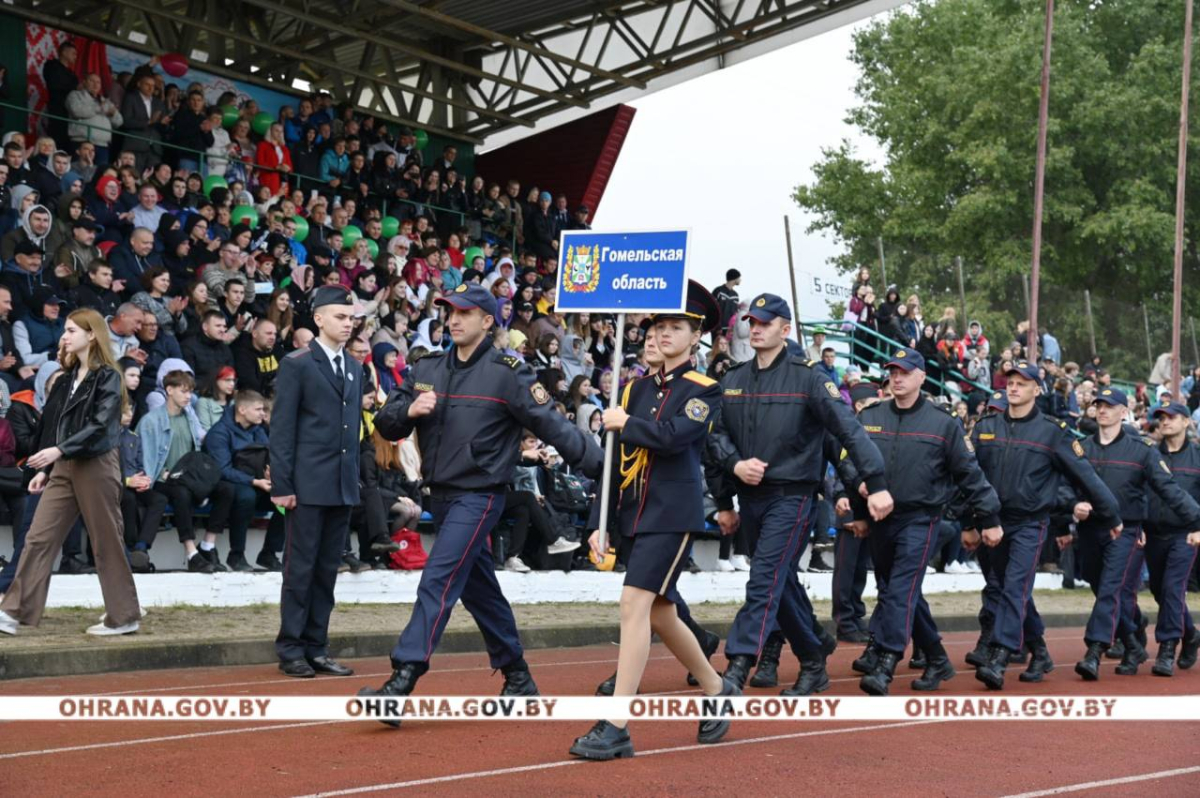 В Речице проходят республиканские соревнования сотрудников Департамента  охраны Беларуси