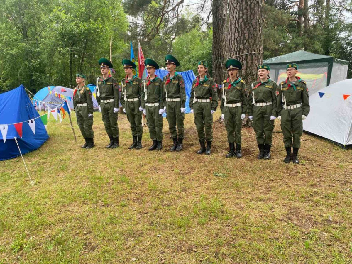 Звонкие, боевые, неугомонные: в Мозырском районе стартовала областная  военно-патриотическая игра «Зарница»