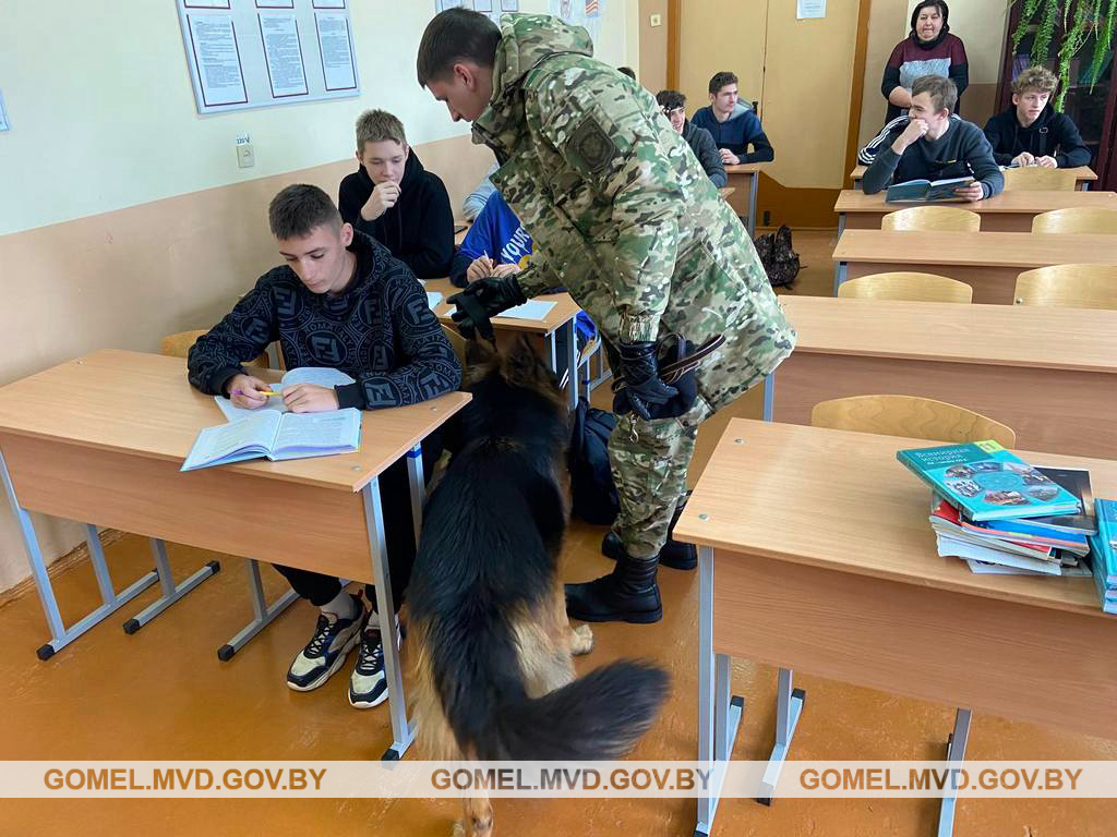 Сотрудники ИДН Железнодорожного РОВД провели рейд в Костюковском лицее