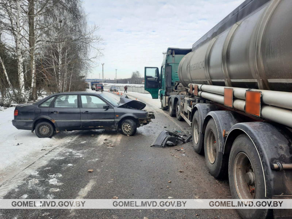 На Гомельщине за прошедшие сутки произошли три ДТП, в которых травмированы  три человека