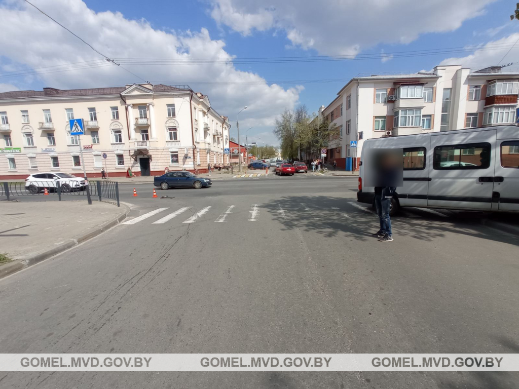 В Гомеле сбили мальчика на самокате