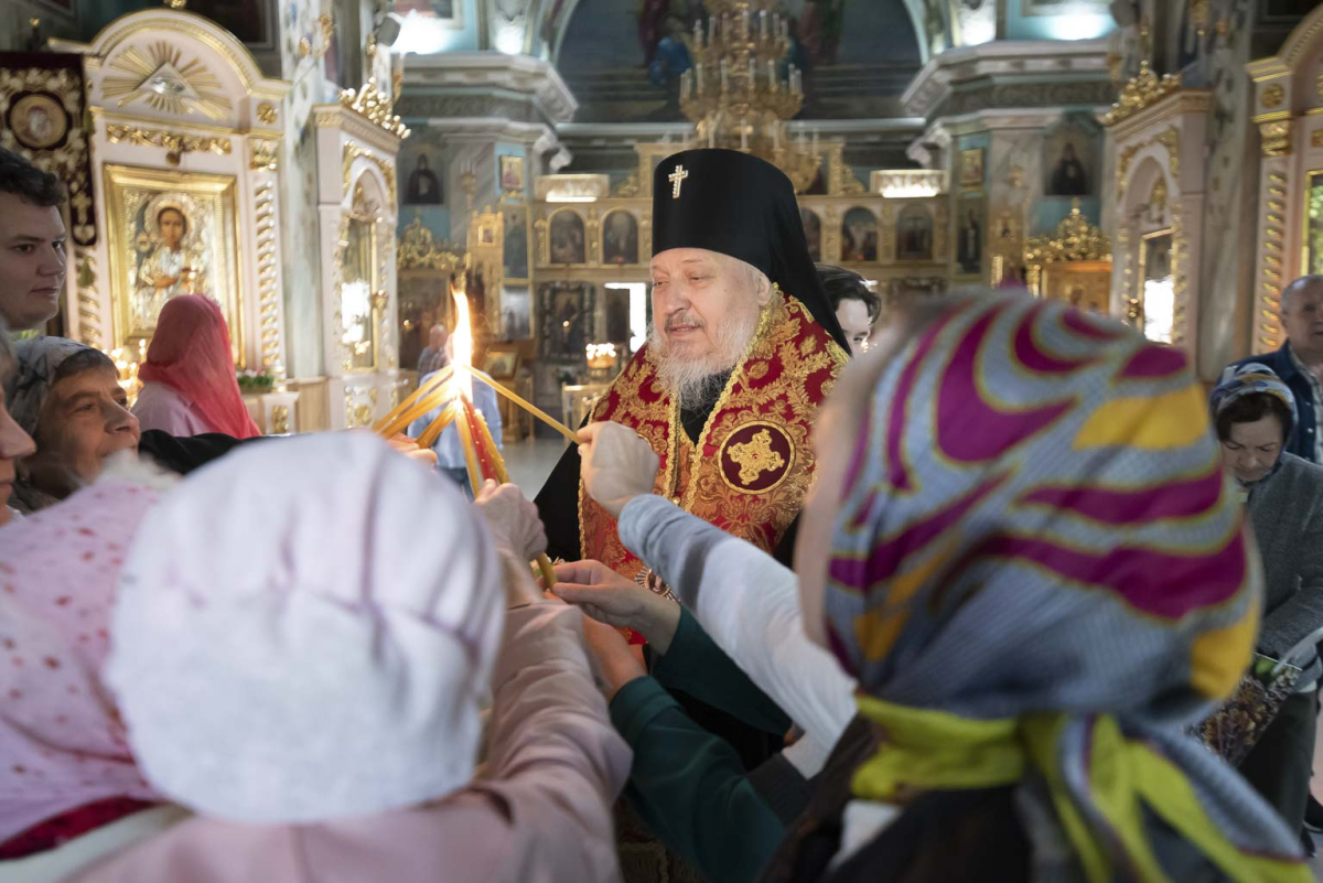 Благодатный огонь доставлен в храмы Гомеля